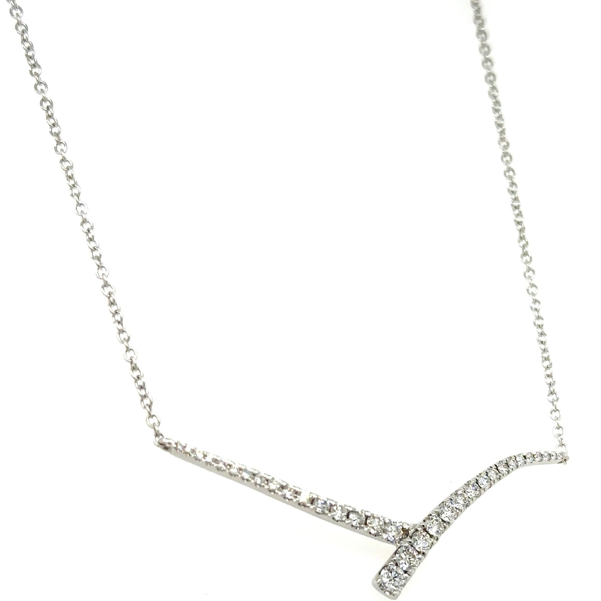 0.53ct tw Diamond Bar Necklace HANIKEN JEWELERS NEWYORK