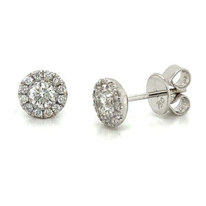 Diamond 0.64ct tw Stud Earrings