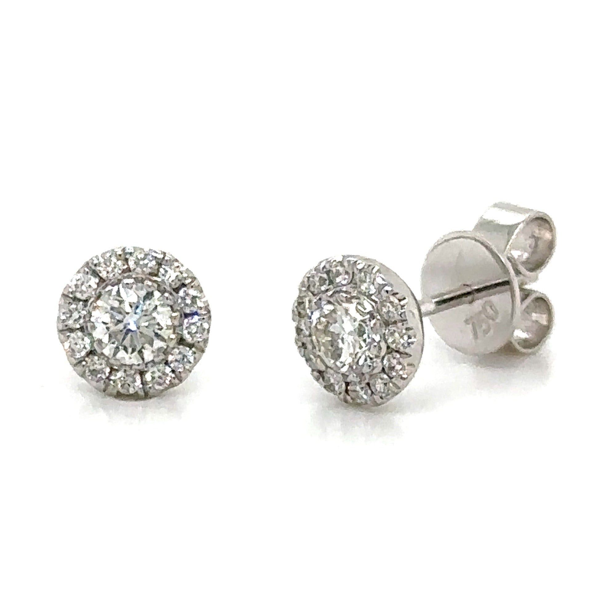 Diamond 0.64ct tw Stud Earrings