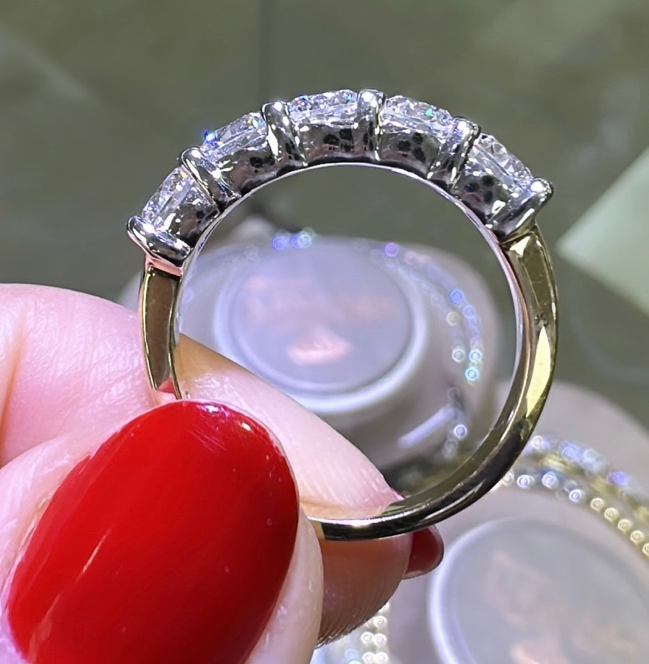 1.97ct t.w. Five Stone Diamond Ring