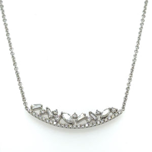 0.61ct tw Diamond Bar Necklace