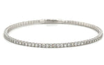 Diamond Semi flexible Bangle Bracelet 0.79ct tw