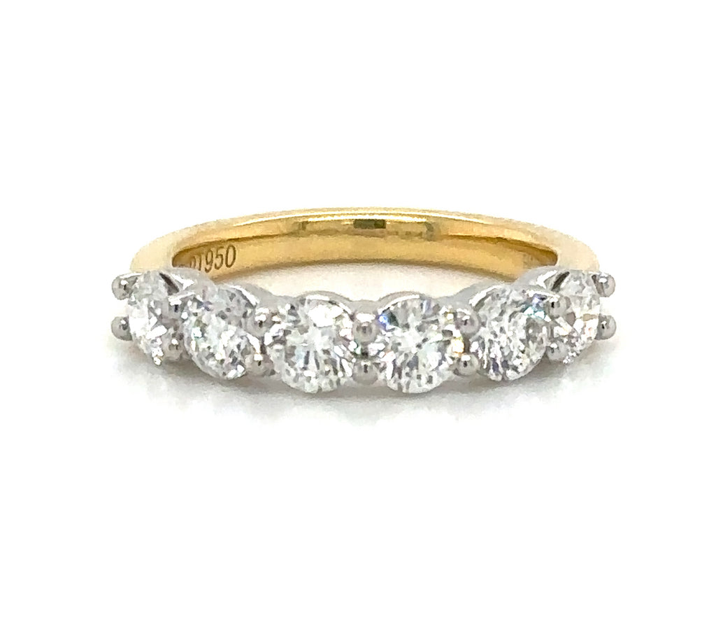 1.43ct t.w. Six Stone Diamond Ring