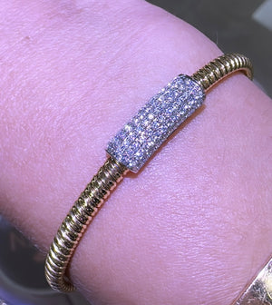 Diamond Bangle Bracelet 0.77ct tw