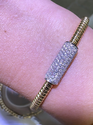 Diamond Bangle Bracelet 0.77ct tw