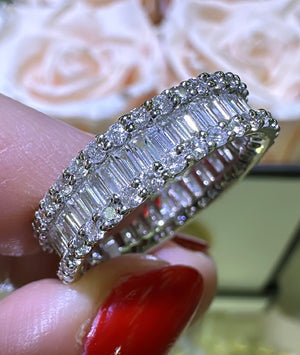 2.52ct t.w. Eternity Baguette Diamond Ring