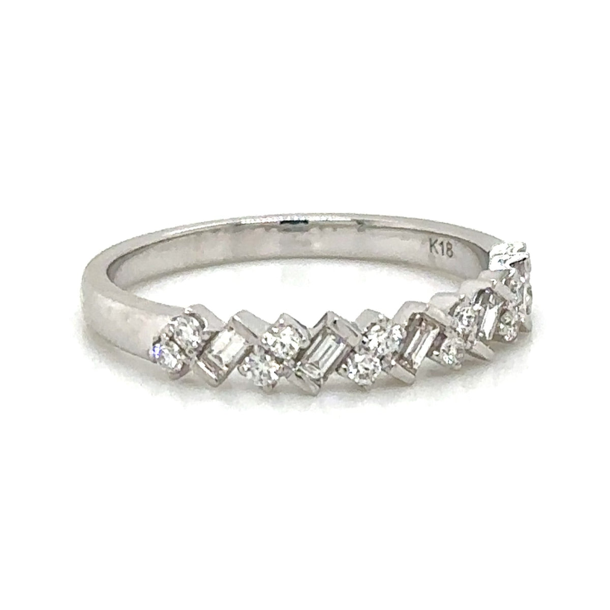 0.33ct tw Mix-shape Diamond Band Ring – HANIKEN JEWELERS NEW-YORK