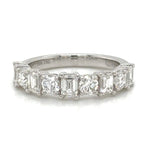 Mixed-Shape Round & Emerald-Cut 1.73ct tw Diamond Ring
