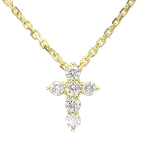 0.17ct tw Diamond MIni Cross Pendant Necklace