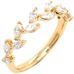 0.53ct tw Marquise Diamond Branch Of Leaves Ring