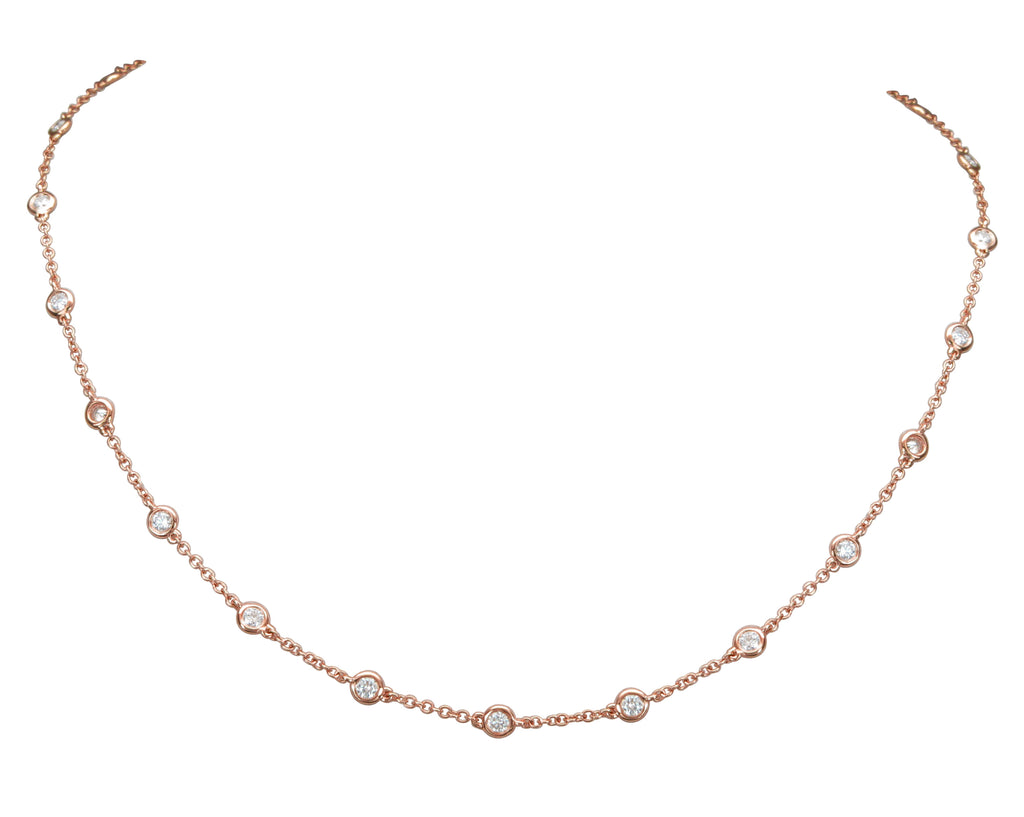1.51ct tw Diamond by the Yard Chain Necklace