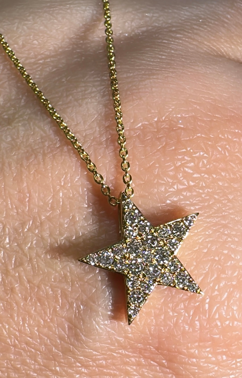 Lucky Star Diamond Pendant Necklace