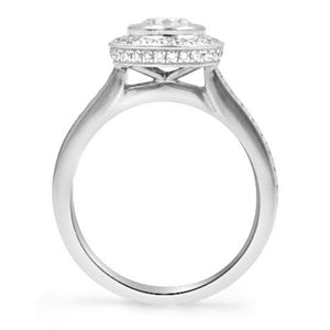 0.65ct Round Briliant Cut Bezel Set Engagement Ring