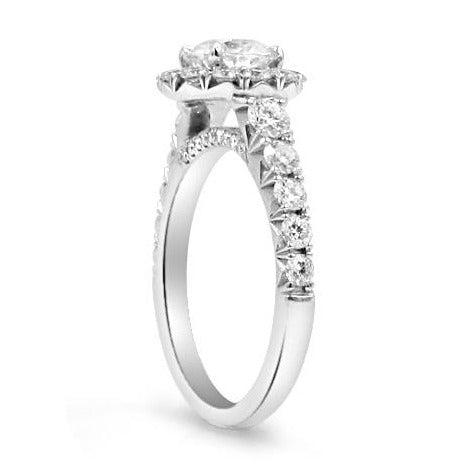 GIA Certified Henri Daussi Engagement Ring 1.96CT T.W.
