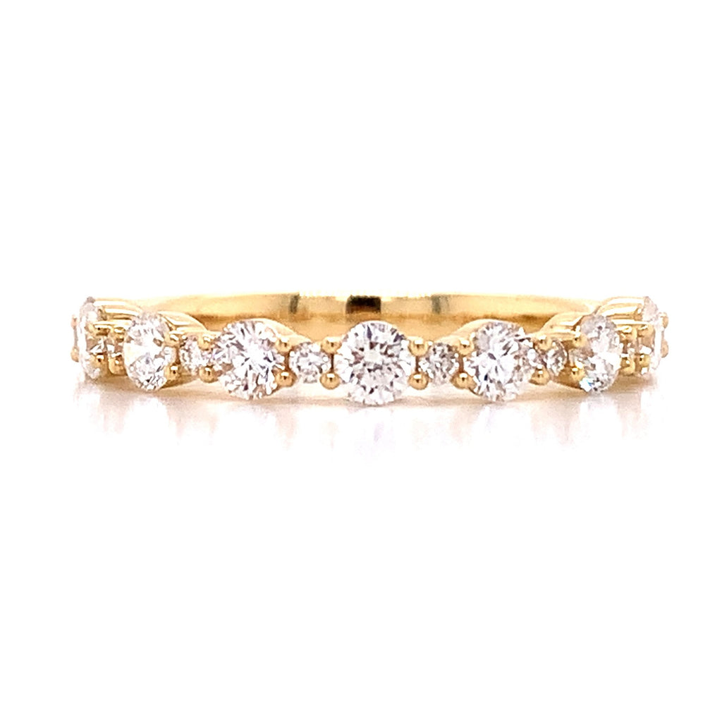 0.81ct tw Diamond Half Eternity Band