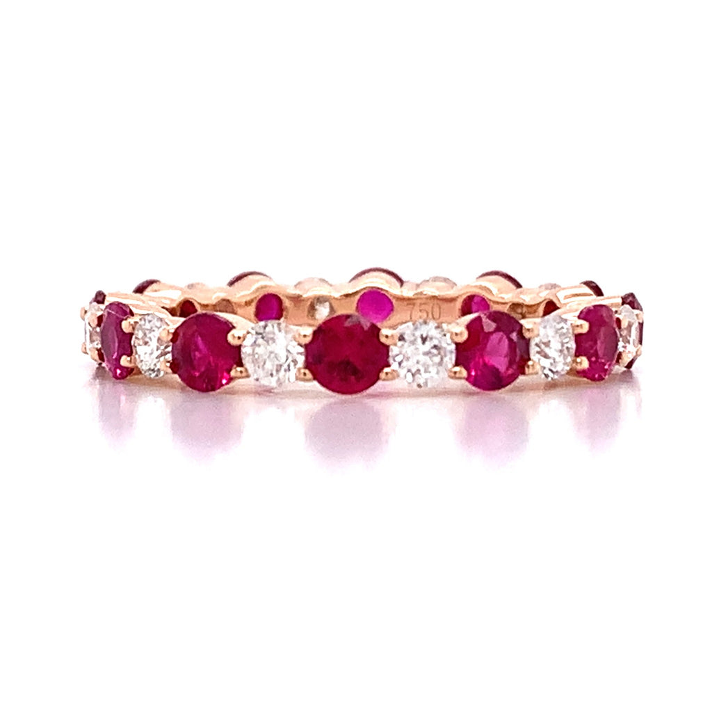 2.11ct tw Ruby & Diamond Ring