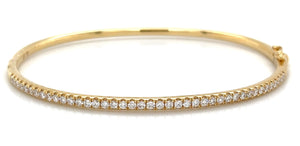 Diamond Bangle Bracelet 1.24ct tw