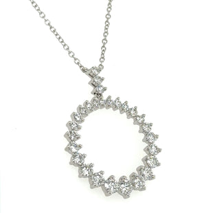 1.77ct t.w. Diamond Circle Of Life Pendant Necklace