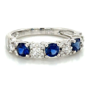 1.07ct tw Blue Sapphire & Diamond Ring