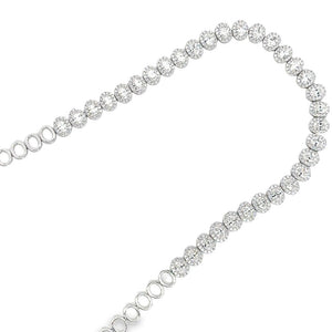 Exquisite 20.93CT T.W. Oval-Cut Statement Diamond Necklace GIA