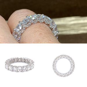 4.14ct t.w. All the Way Around Diamond Eternity Band