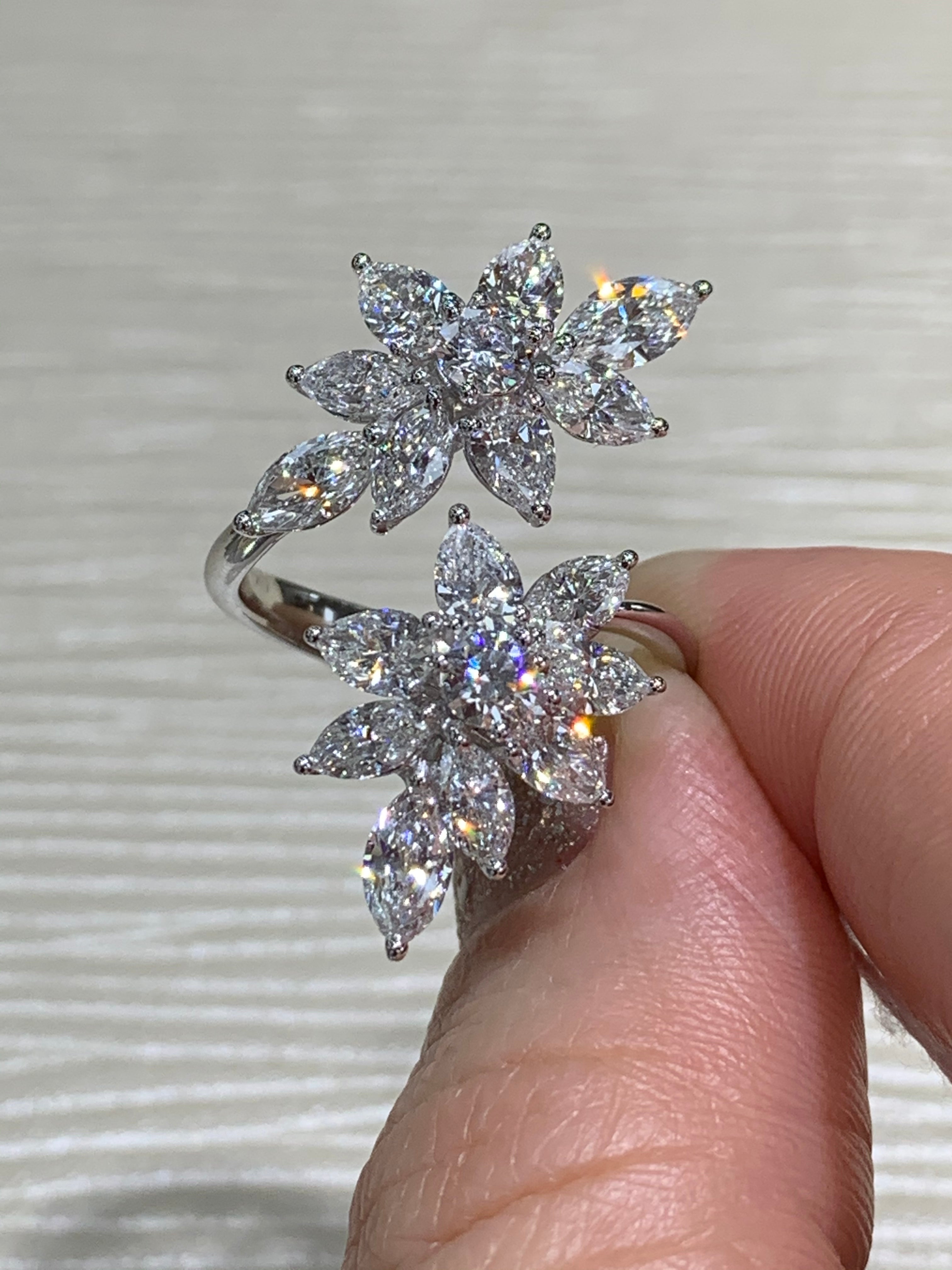 Marquise Diamond Ring 3.33ct t.w. - HANIKEN JEWELERS NEW-YORK