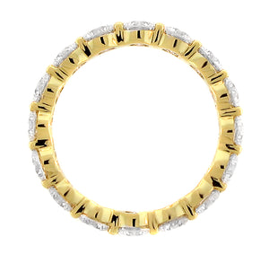 3.70ctw Yellow Gold Diamond Eternity Ring