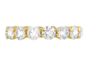 3.70ctw Yellow Gold Diamond Eternity Ring