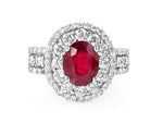 Ruby And Diamond Right Hand Ring 2.62ctw