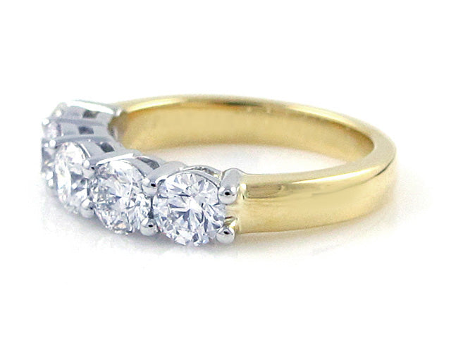 Five Stone Diamond Anniversary Ring 1.90ctw