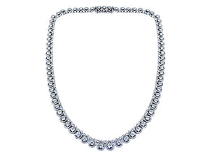17.31 ctw Pear Shape Diamond Necklace - HANIKEN JEWELERS NEW-YORK