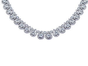17.31 ctw Pear Shape Diamond Necklace - HANIKEN JEWELERS NEW-YORK