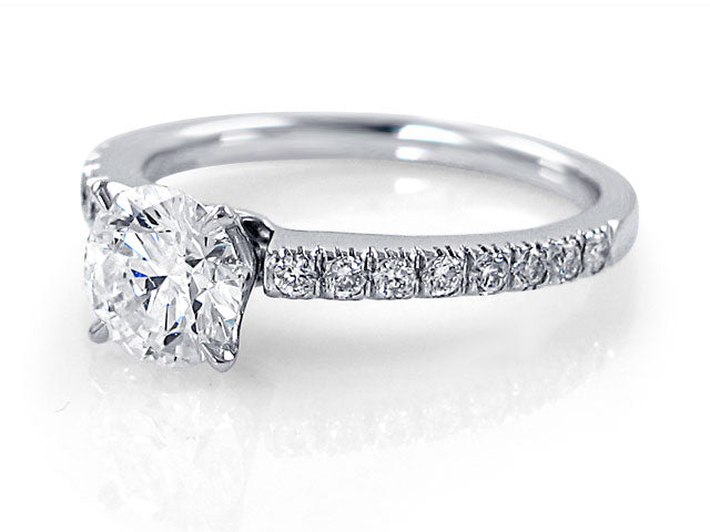 1.00ct Round Brilliant Cut Diamond Engagement Ring