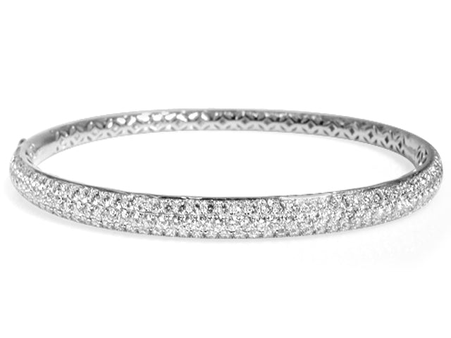 Diamond Bangle Bracelet 2.72 cts