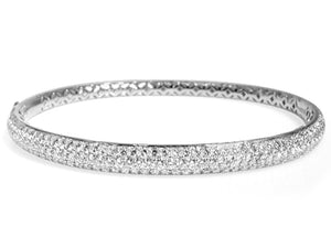 Diamond Bangle Bracelet 2.72 cts