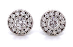 Diamond Pave Stud Earrings 0.67ctw