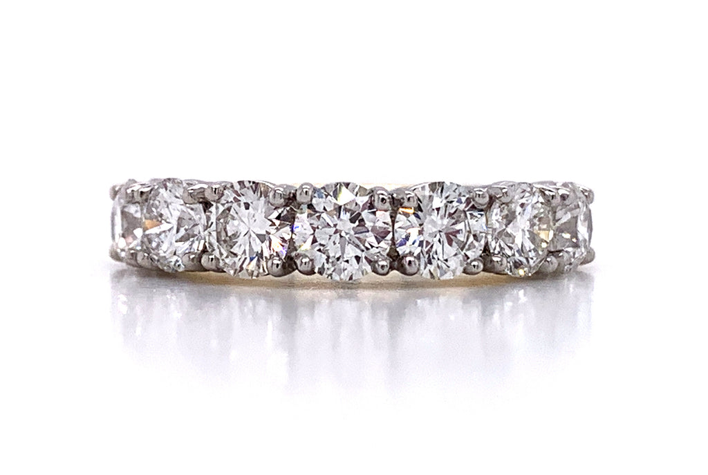 1.92ct t.w. Seven Stone Diamond Band - HANIKEN JEWELERS NEW-YORK