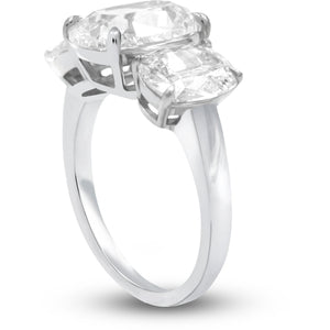 Henri Daussi engagement ring diamond wedding cushion Megan Markle ring anniversary Haniken Jewelers New York