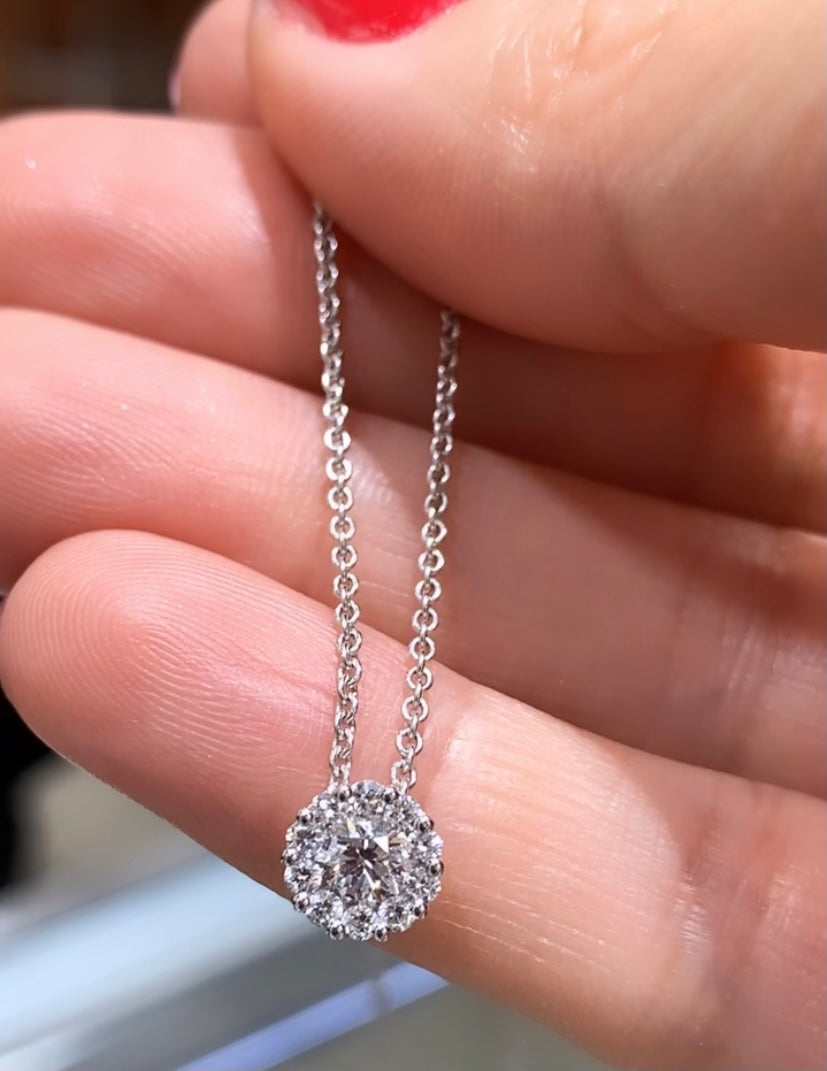 Buy Bejewelled Crown Star Diamond Pendant Online | ORRA