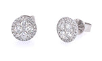 Invisible Set Diamond Earrings - HANIKEN JEWELERS NEW-YORK