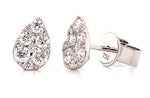 Pear Shape Diamond Stud Earrings 0.56ctw