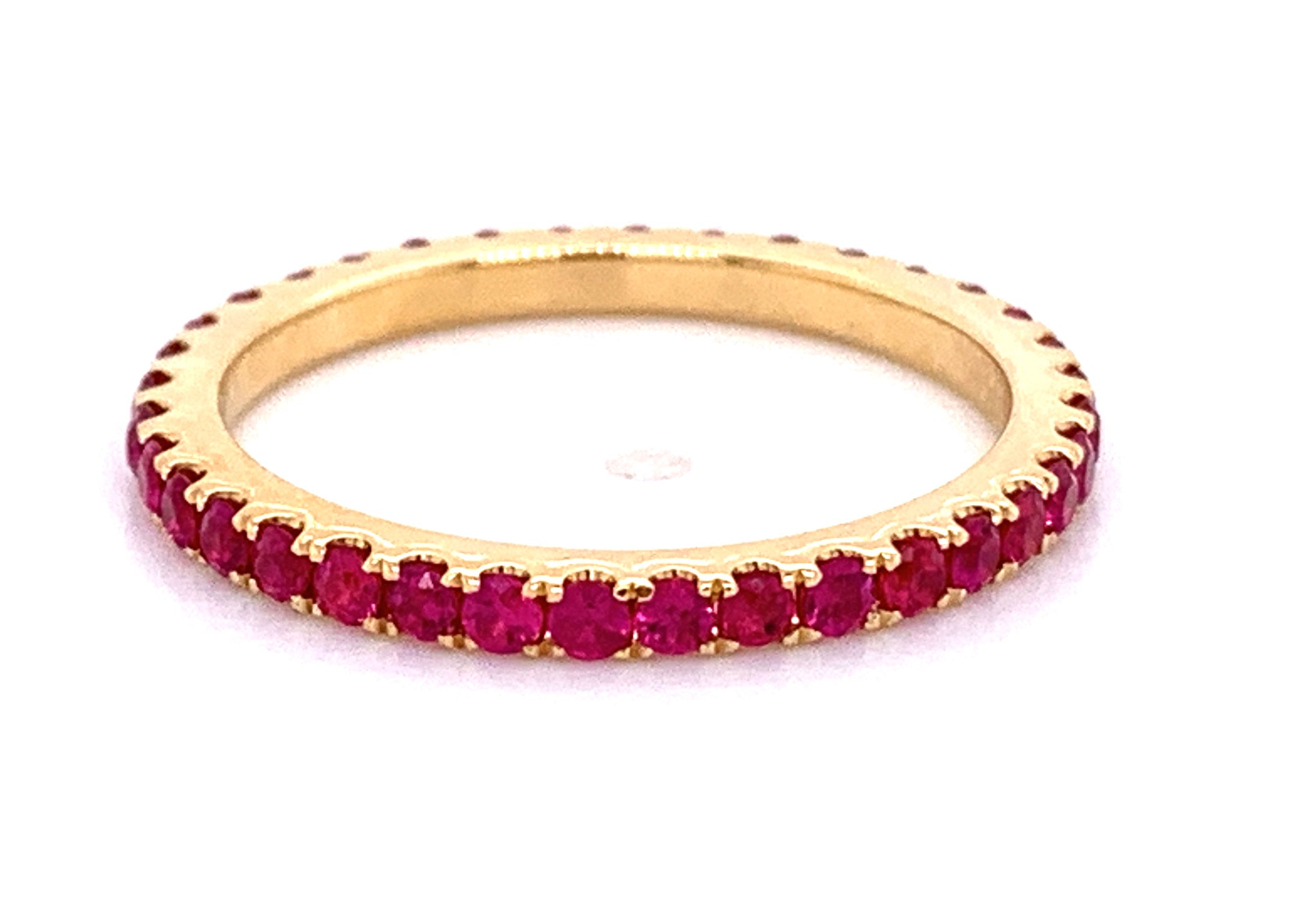 Ruby Rose Gold Eternity Stackable Band