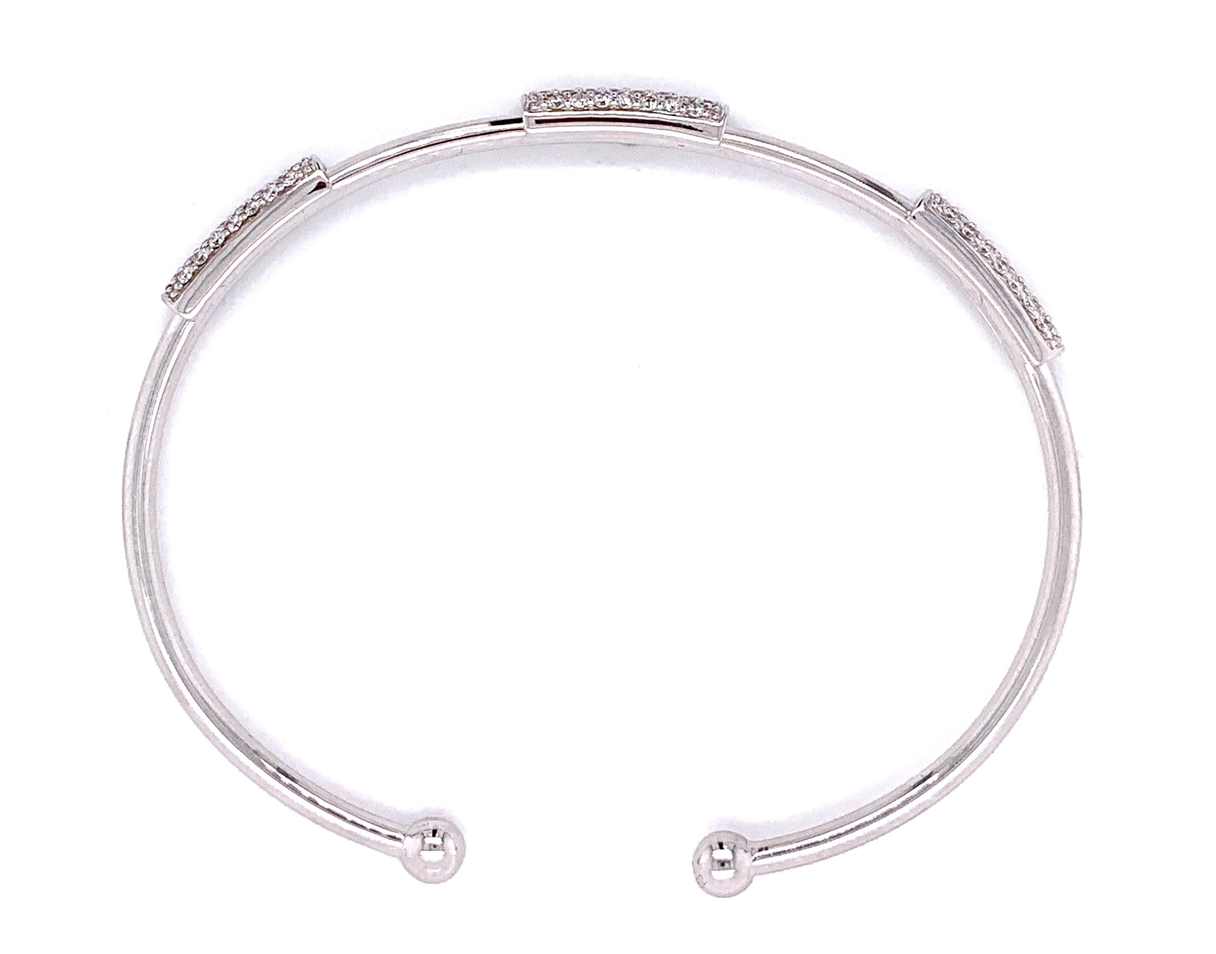 Diamond Bangle Bracelet 0.62ctw