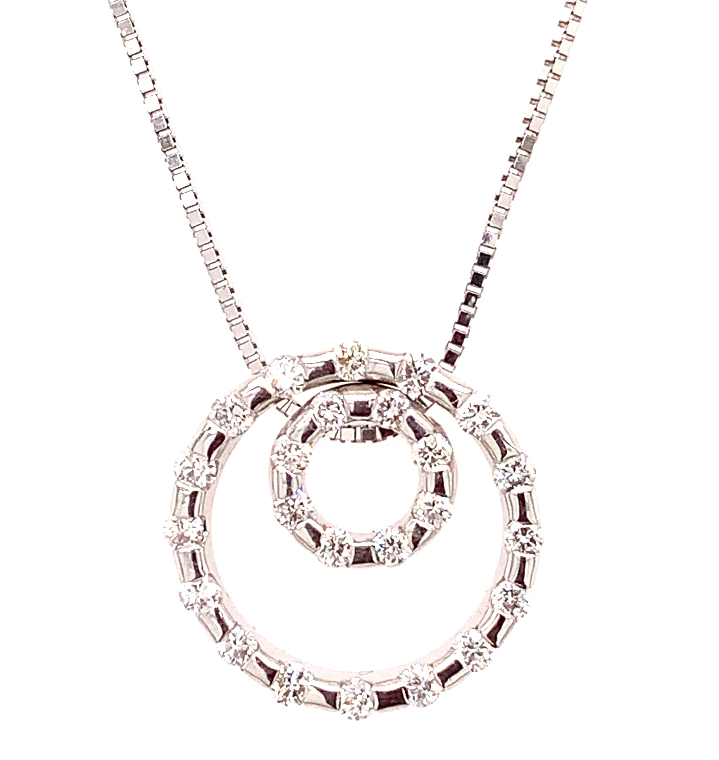 Diamond Circle of Life Pendant Necklace