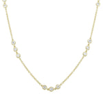 Diamond By The Yard Chain Necklace 1.73ct tw
