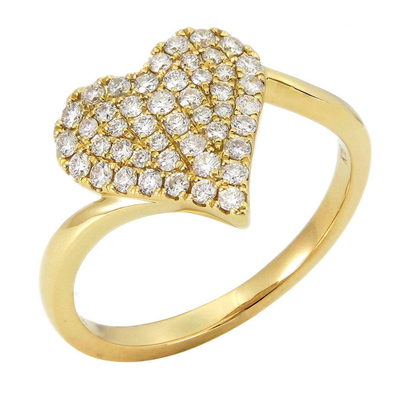 Diamond Heart Ring 0.41ctw