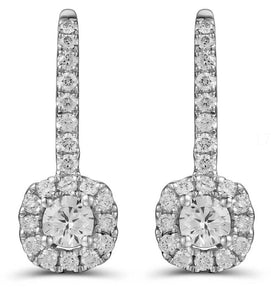 0.71CT TW Diamond Droop Earrings