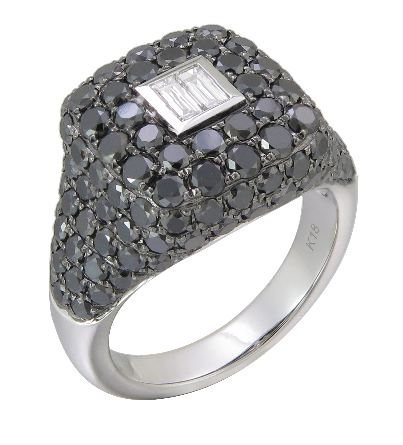 Black Rhodium Ring