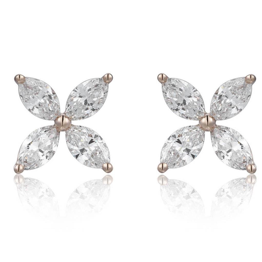 Diamond Victoria Tiffany Earring Marquise Cut GIA Certified Best Price Fine Jewelry 