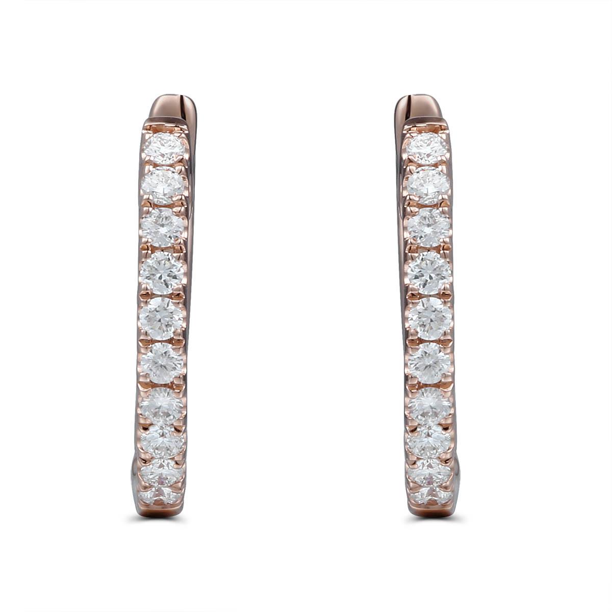 Diamond Huggie Earrings 0.19ctw